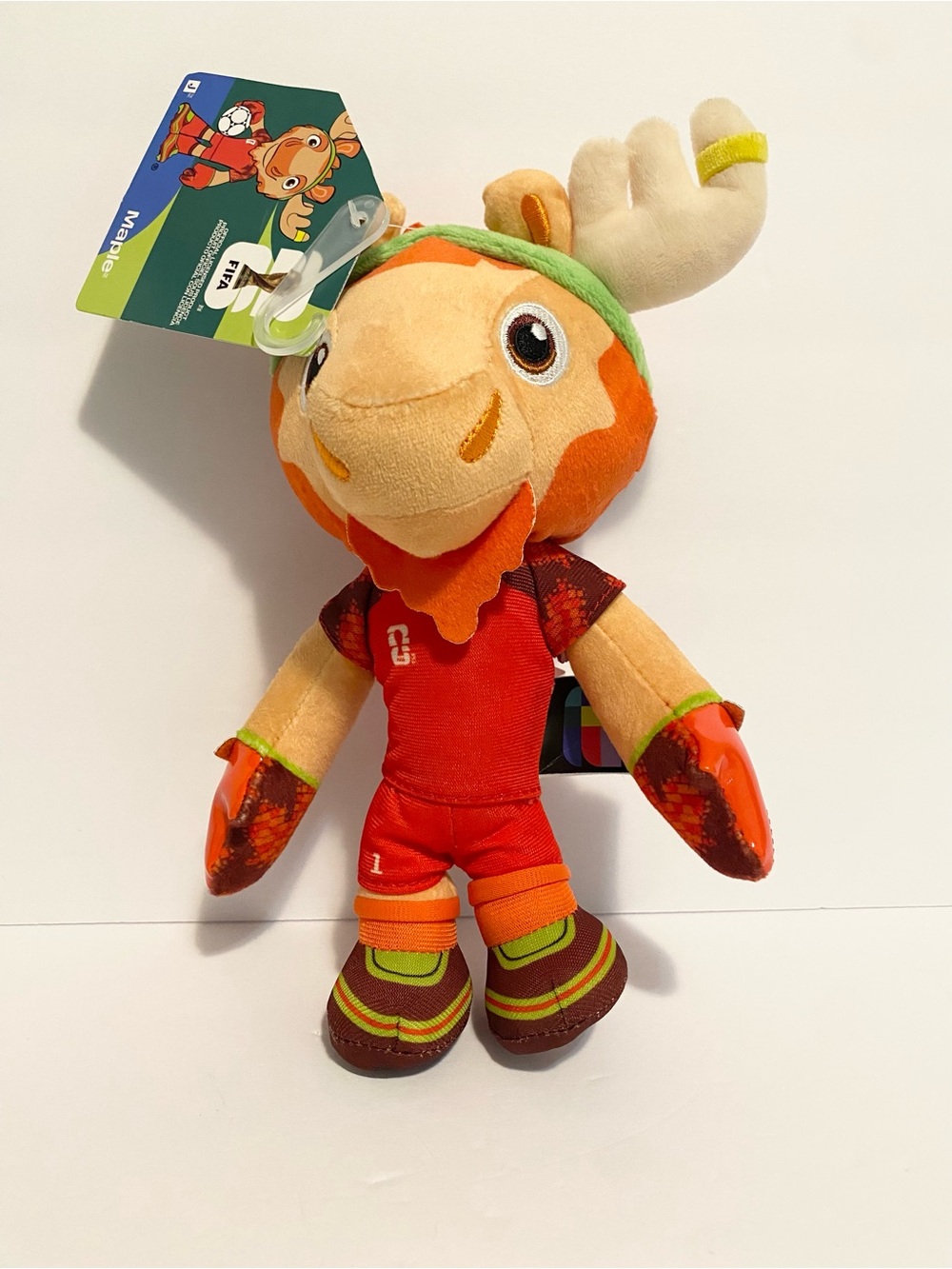 FIFA 2026 World Cup Soccer Plush Maple Moose Mascot Stuffed Animal Toy Canada